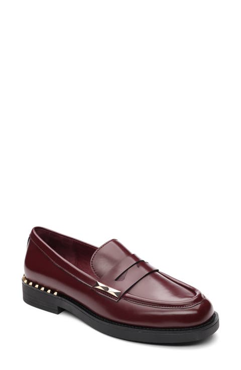 Whisper Stud Penny Loafer (Women)