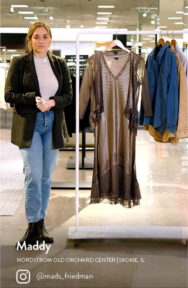 Ombré Charmeuse A-Line Dress & Chiffon Jacket, sales video thumbnail