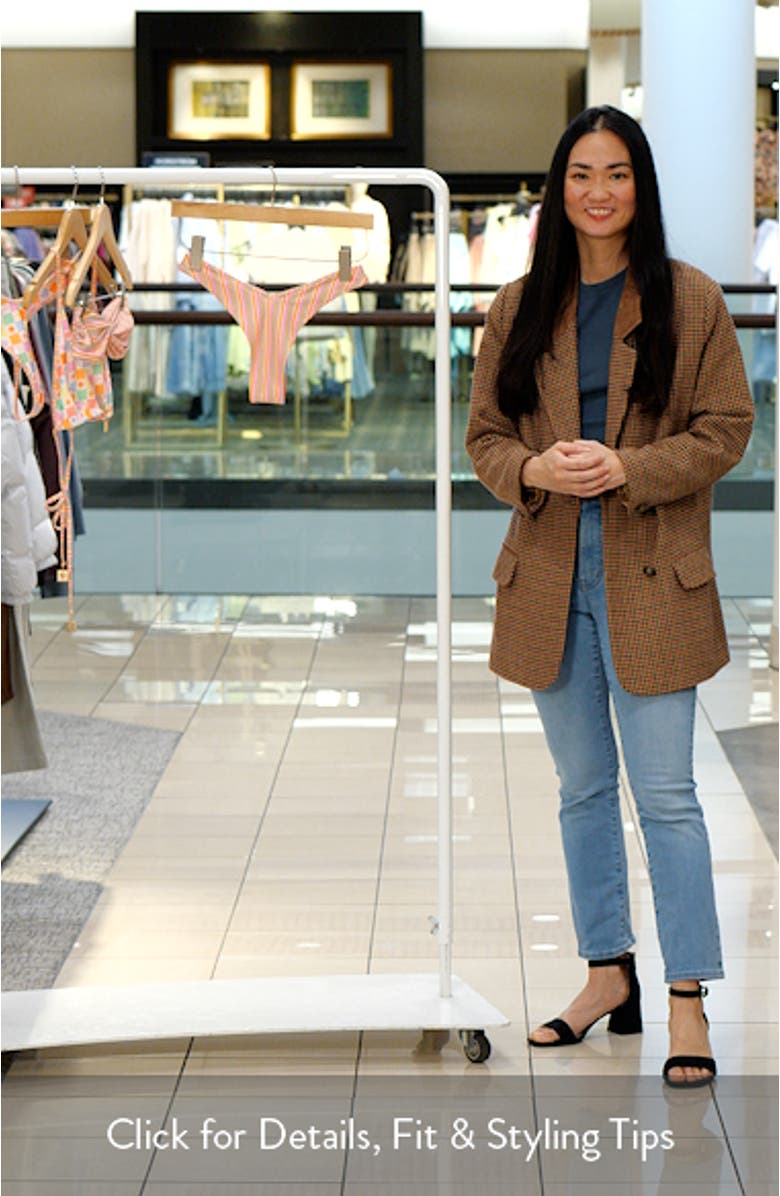 Y-Cut Thong Bikini Bottoms, sales video thumbnail