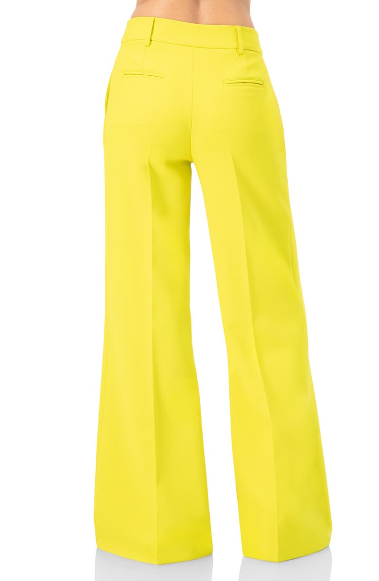 IVONNE Wide-Leg  Trousers with Side Pockets, Alternate, color, Green