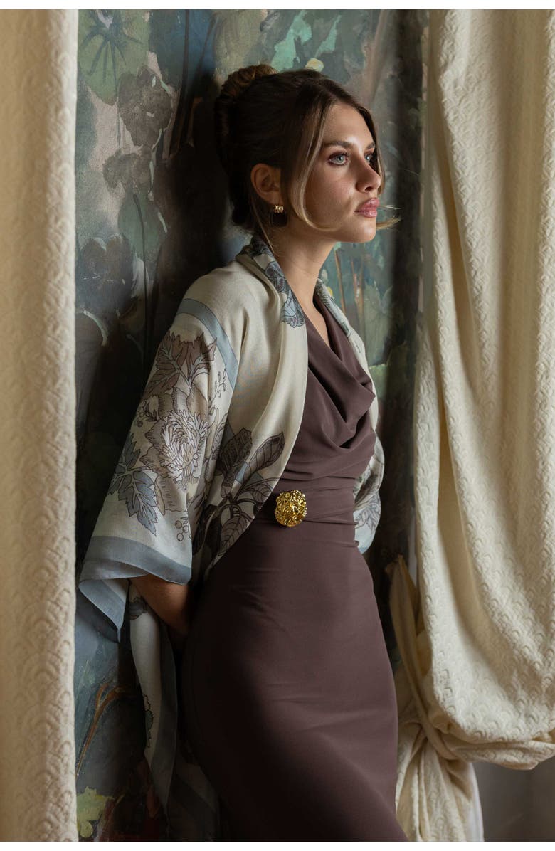 Elizabetta Aurora - Modal Cashmere Scarf Shawl for Women, Alternate, color, Powder Blue