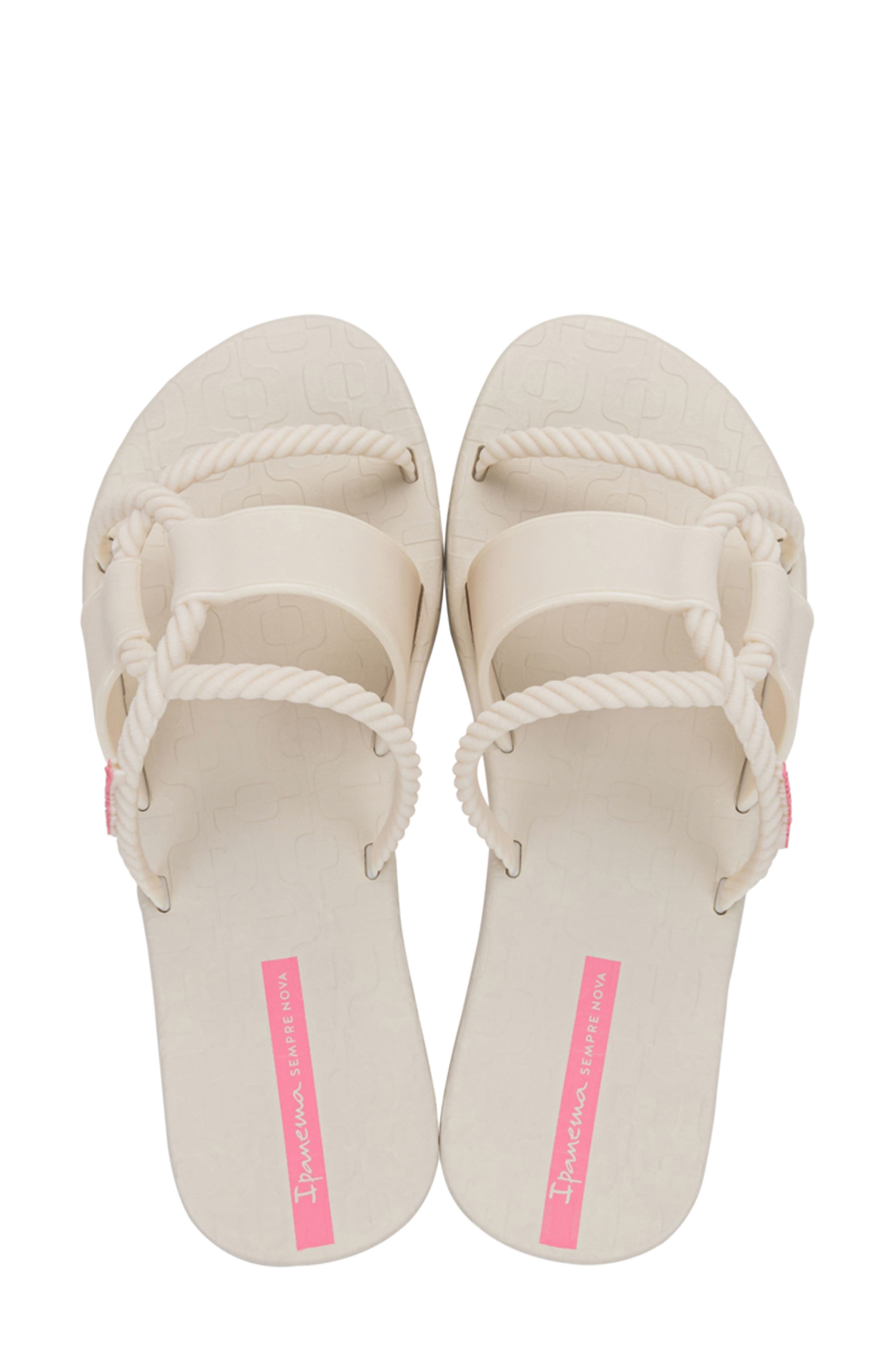 Ipanema Diversa Slide Sandal, Alternate, color, Off White/ Pink