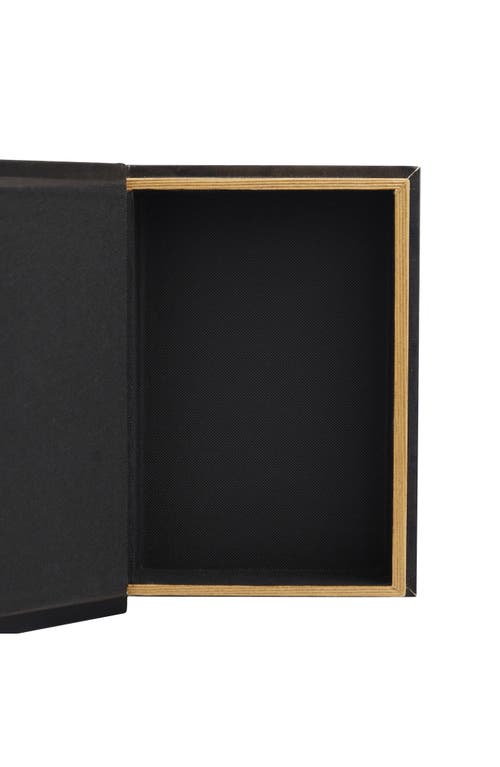 Sonoma Sage Home Set Of 3 Canvas Faux Book Boxes In Multi Colored