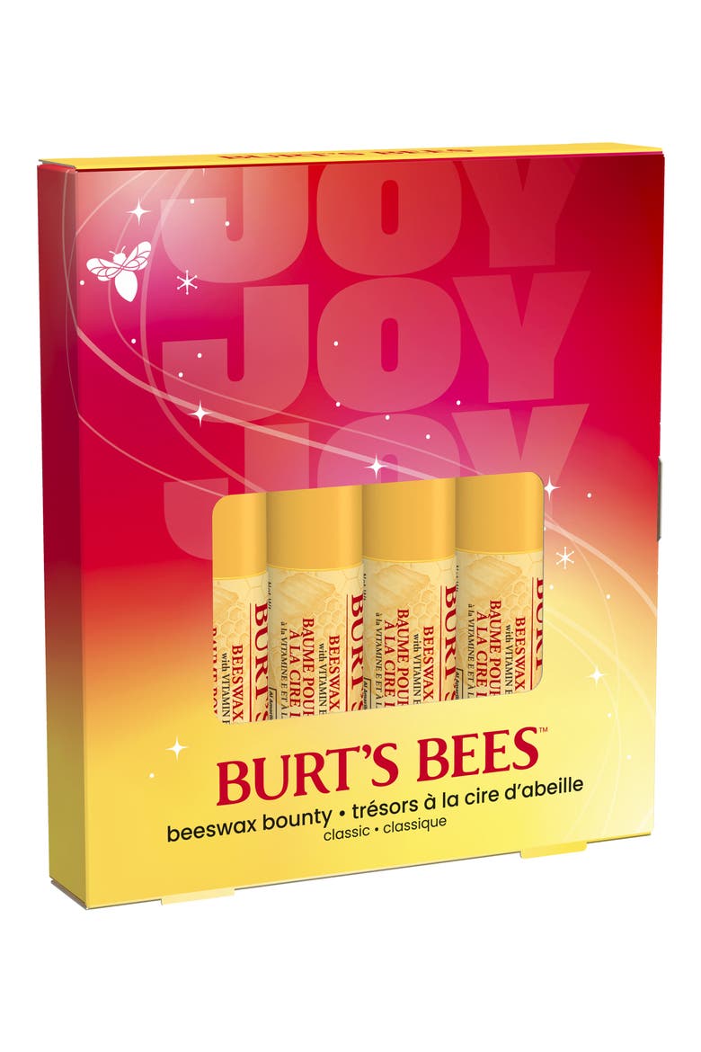 Beeswax Bounty Classic 4-Piece Lip Balm Set, Alternate, color, NO COLOR