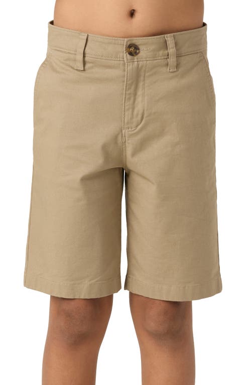 O'NEILL O'NEILL KIDS' JAY FLAT FRONT STRETCH BERMUDA SHORTS