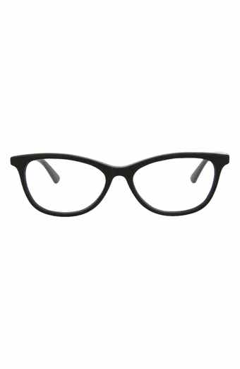 McQueen 50mm Core Oval Optical Glasses