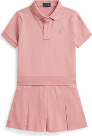 Polo Ralph Lauren Kids' Stretch Mesh Polo & Skirt Set