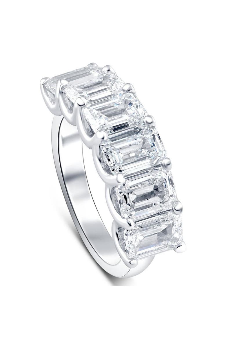 Bliss Diamond 6Ct TW Emerald Cut Diamond Ring U Prong Lab Grown 14k or Gold, Alternate, color, 