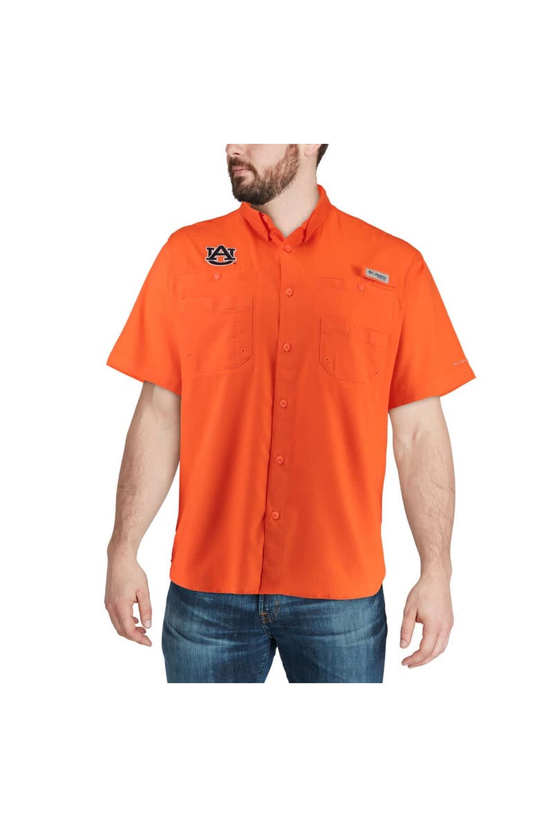 Columbia Men's Columbia Orange Auburn Tigers PFG Tamiami Shirt, Alternate, color, Orange