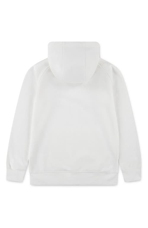 3 Brand Kids' Fired Up Collegiate Graphic Hoodie In White