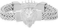 STEELTIME Men's Stainless Steel Lion Head Bracelet