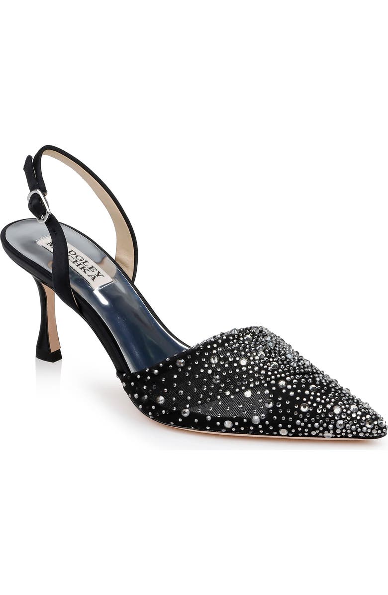 Badgley Mischka Collection Brenna Slingback Pointed Toe Pump, Main, color,