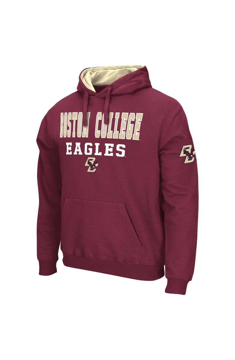 COLOSSEUM Men's Colosseum Maroon Boston College Eagles Sunrise Pullover Hoodie, Alternate, color, Maroon
