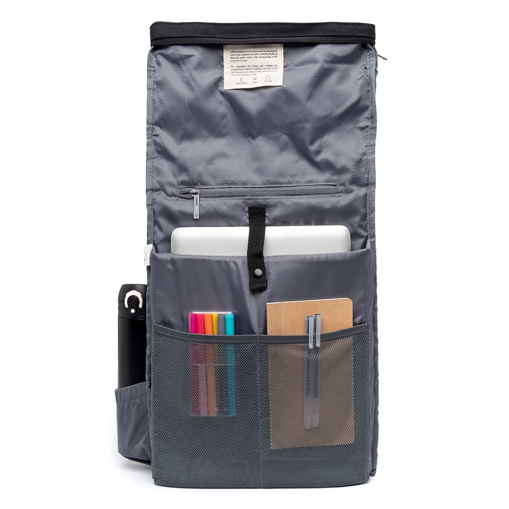 LEFRIK Roll Backpack, Alternate, color, Black