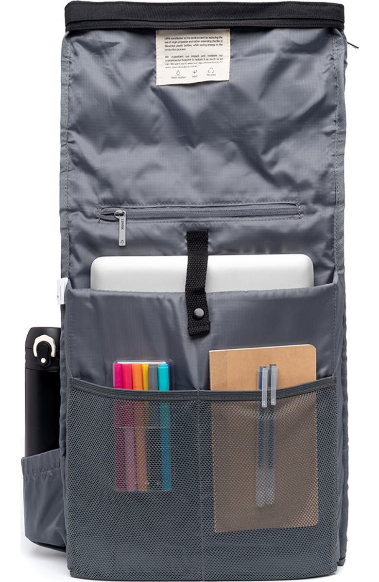 LEFRIK Roll Backpack, Alternate, color, Black