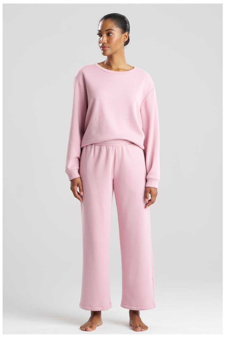 Nova Brushed Knit Everywhere Straight Leg Pant, Main, color, ROSE QUARTZ
