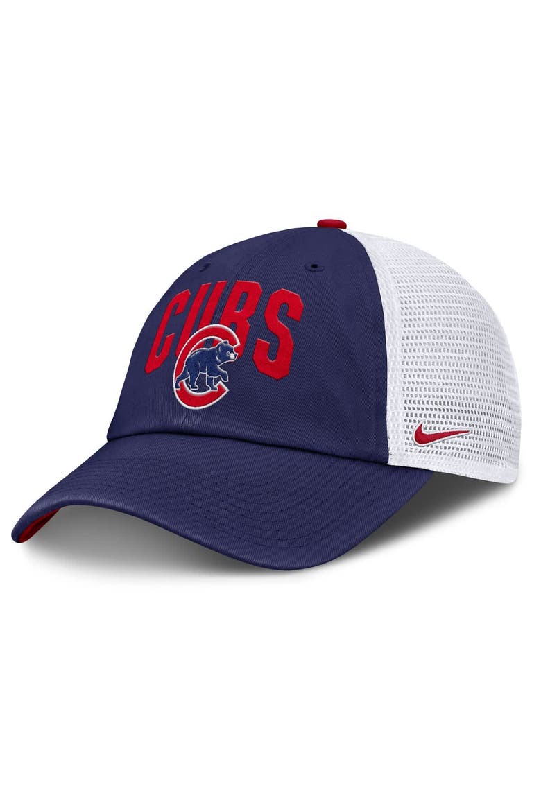 Men's Nike  Royal Chicago Cubs Primetime Club Adjustable Trucker Hat, Main, color, Royal
