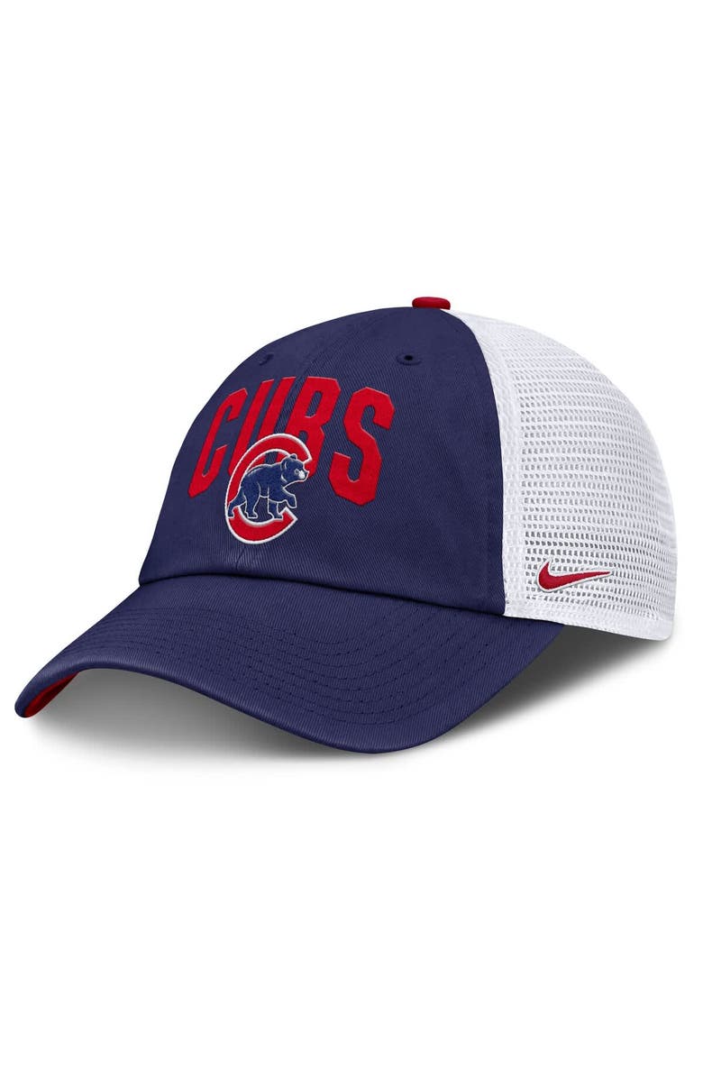 Nike Men's Nike Royal Chicago Cubs Primetime Club Adjustable Trucker Hat, Main, color, Royal