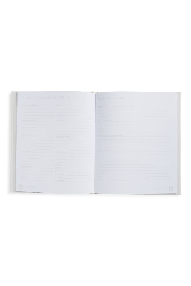 Linen Baby Book, Alternate, color, IVORY