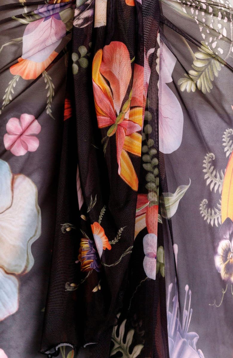 Agua Bendita Marine Mbar Cover-Up Pareo, Alternate, color, Black