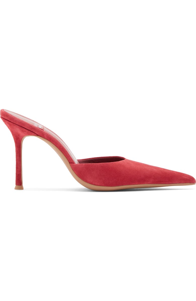 Jeffrey Campbell Robyn Pointed Toe Mule, Alternate, color, Deep Rose Suede