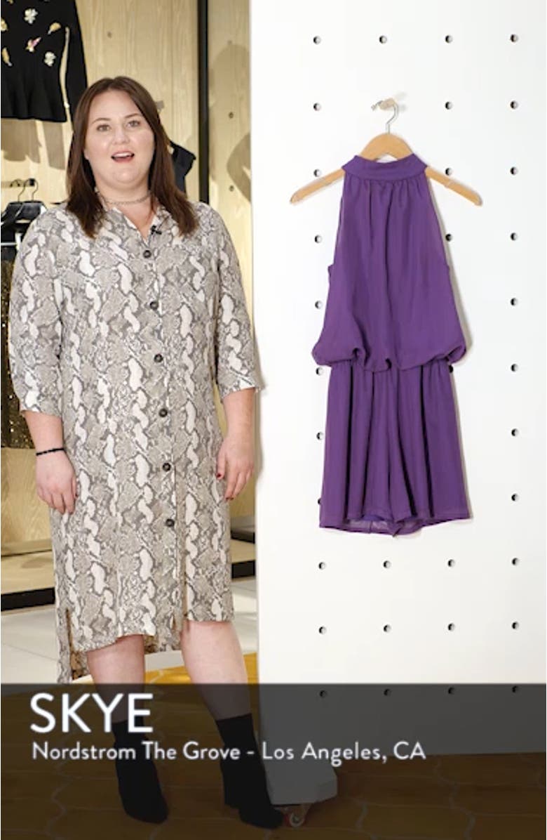 Bow Back Blouson Romper, sales video thumbnail