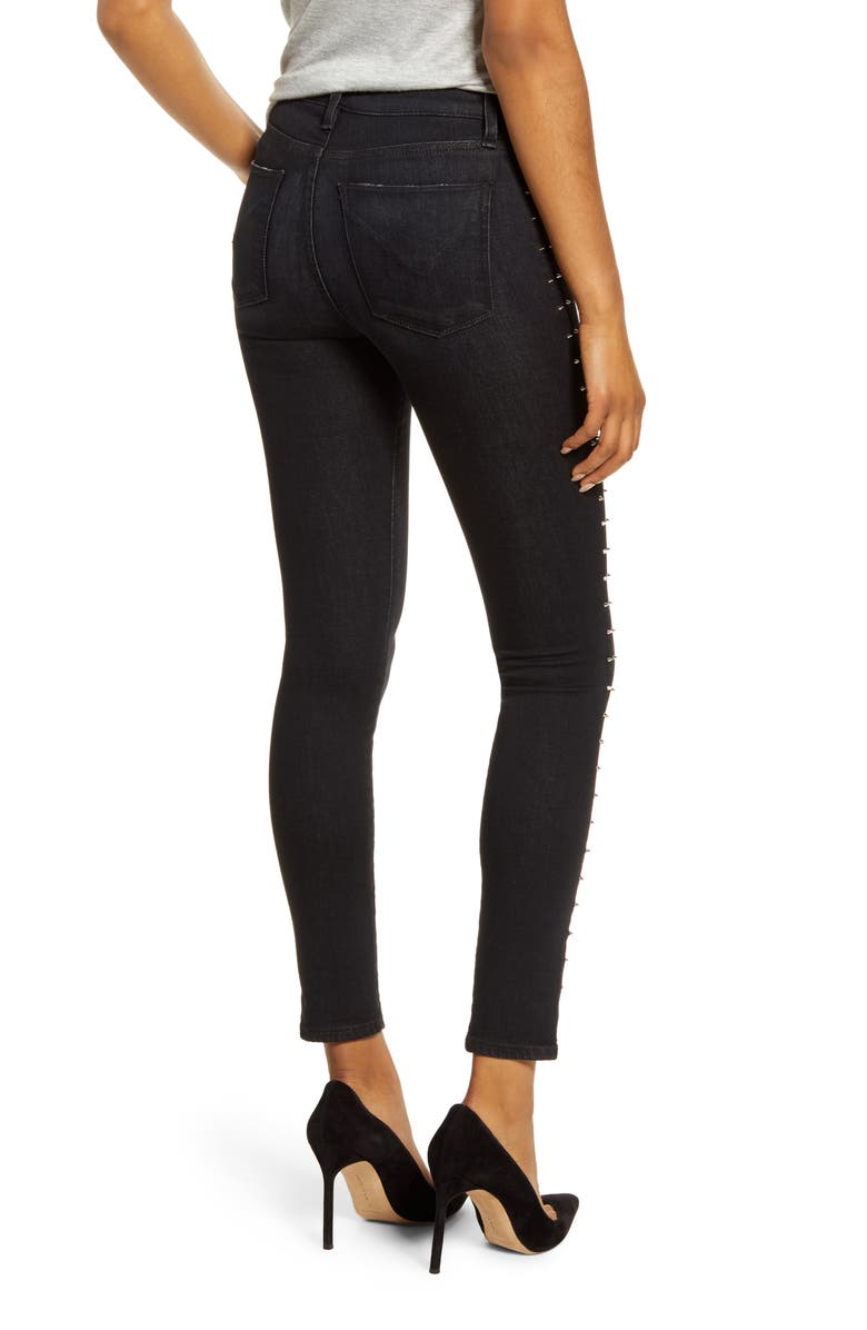 Hudson Jeans Barbara High Waist Ankle Super Skinny Jeans, Alternate, color, 