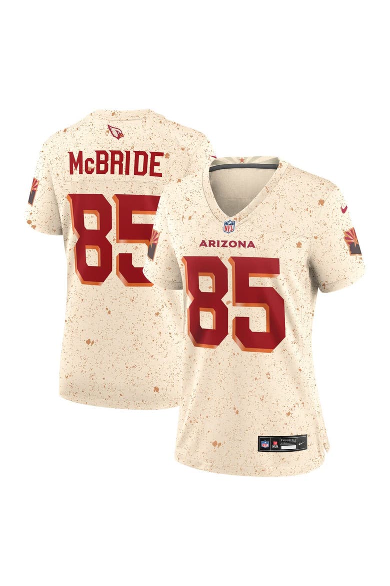 Women's Nike Trey McBride Natural Arizona Cardinals 2025 Rivalries Collection Game Jersey, Main, color, Natural