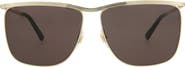 Gucci 62mm Oversize Square Sunglasses