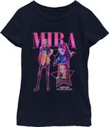 KPop Demon Hunters Girl's KPop Demon Hunters Mira Super Star Logo Graphic T-Shirt