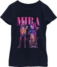 KPop Demon Hunters Girl's KPop Demon Hunters Mira Super Star Logo Graphic T-Shirt