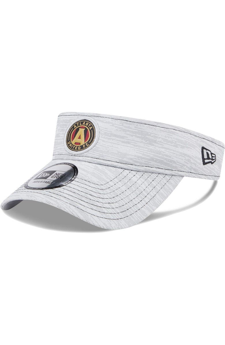 New Era Men's New Era Gray Atlanta United FC Adjustable Visor, Main, color, 