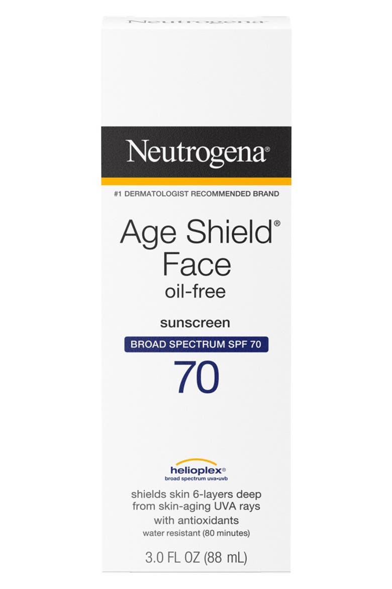 Age Shield Anti-Oxidant Face Lotion Sunscreen Broad Spectrum SPF 70, Alternate, color, NO COLOR