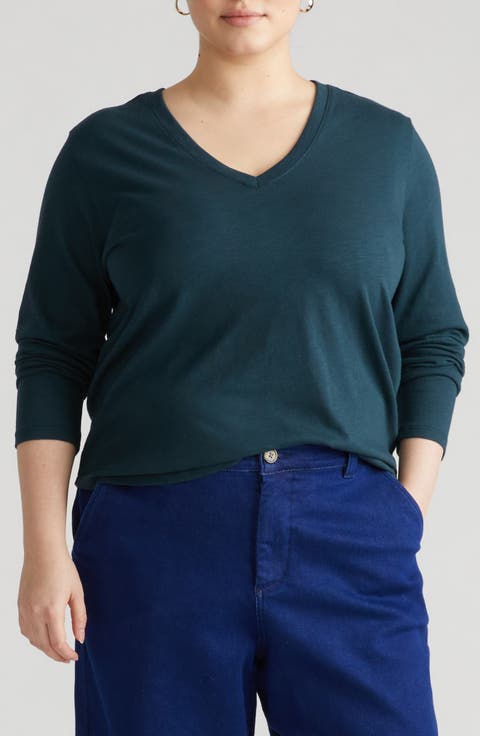 Light As Air Long Sleeve Top (Plus)