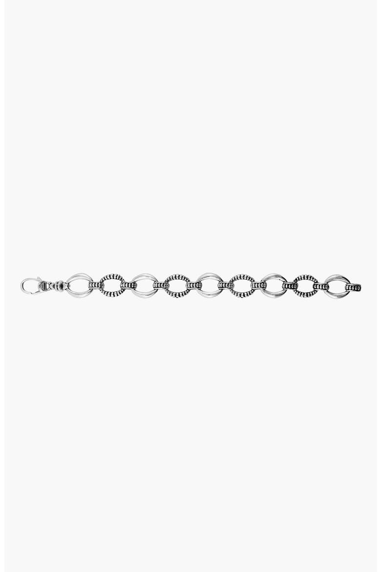 Open Link Bracelet, Alternate, color, STERLING SILVER