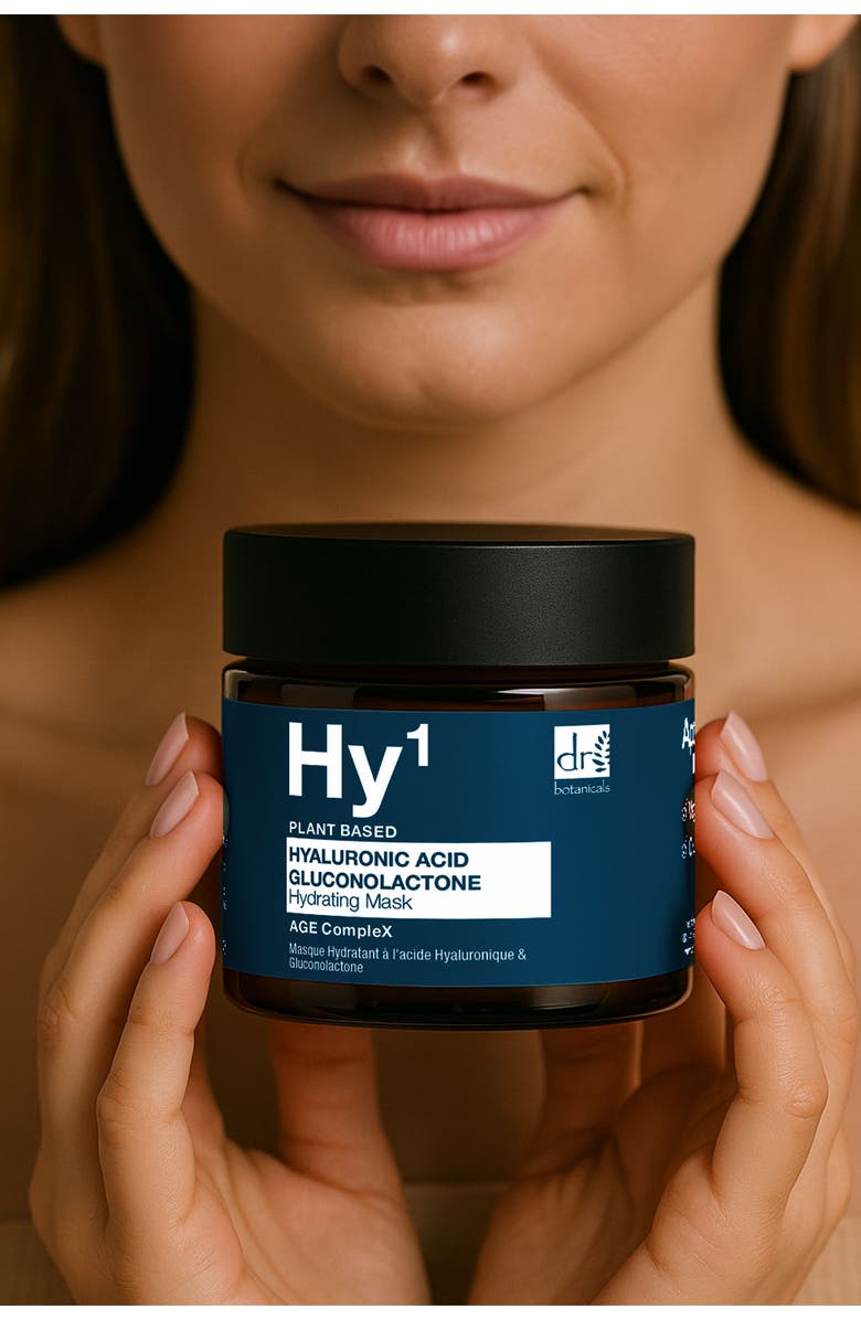 SKINCHEMISTS Hyaluronic Acid 1% & Gluconolactone Mask 60ml, Alternate, color, White