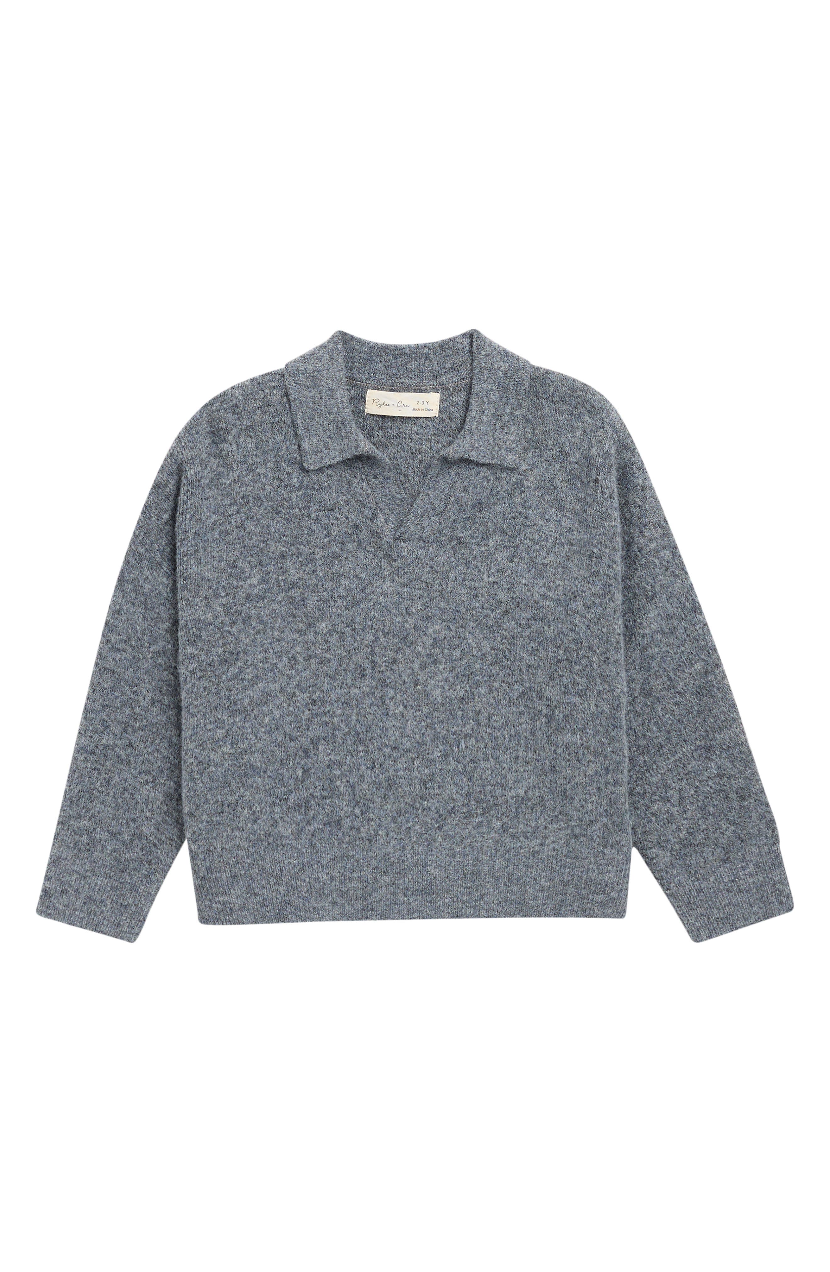 Kids' Johnny Collar Sweater