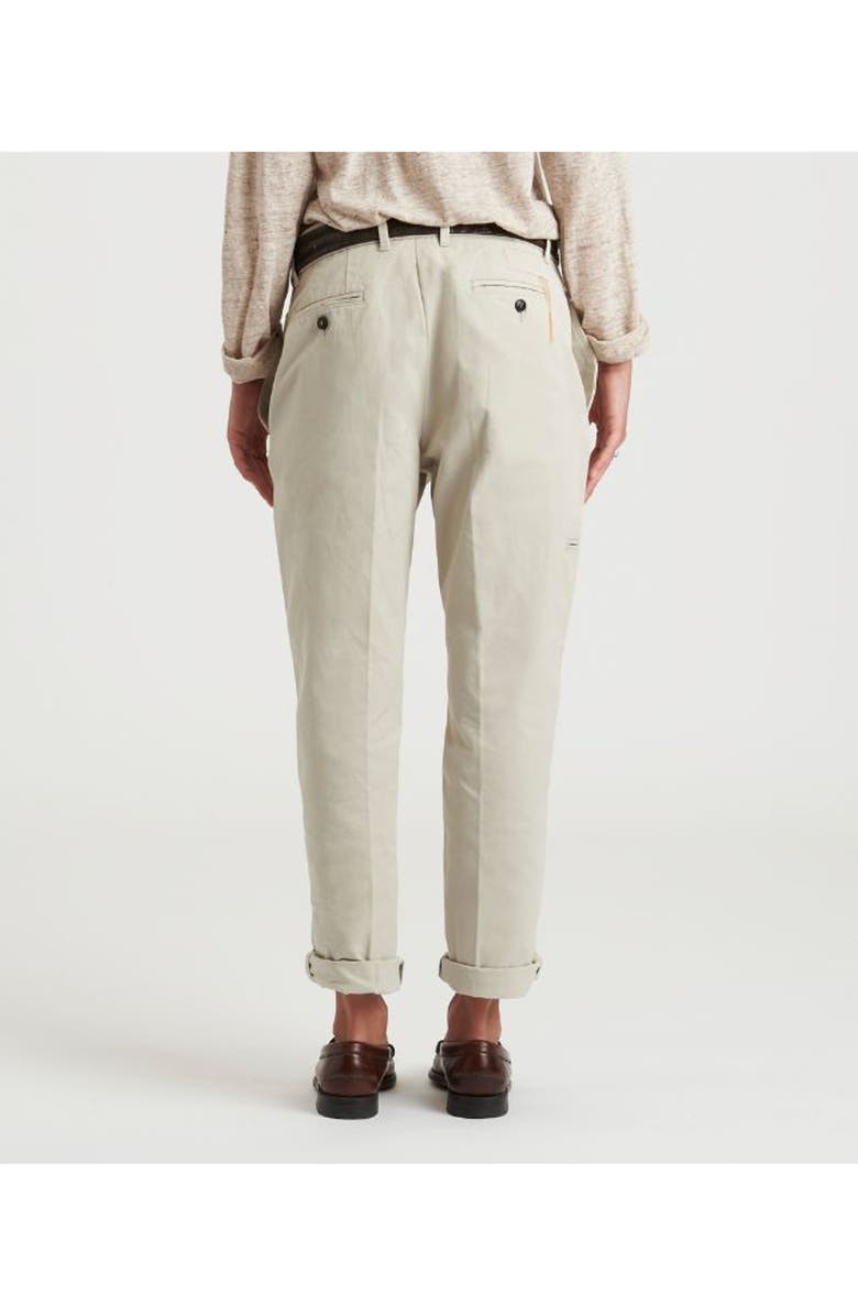 Fortela Janet Cotton Pleated Trousers, Alternate, color, Camel