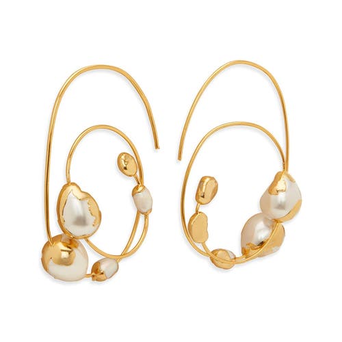 Dhwani Bhansal Zuri Hoops In Gold Plated