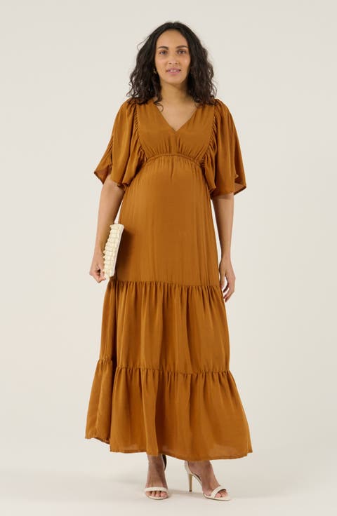 Claudette Maternity maxi dress