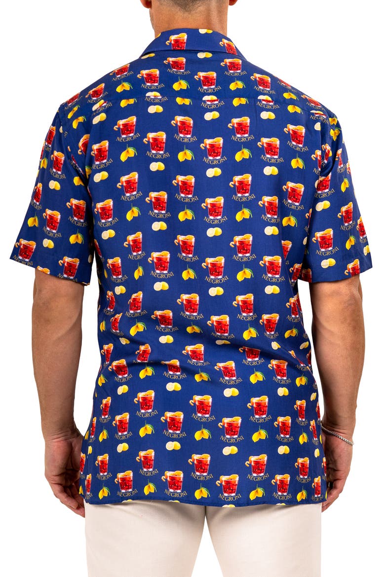 Apachi Marthyr0248 Blue Camp Shirt, Alternate, color, BLUE