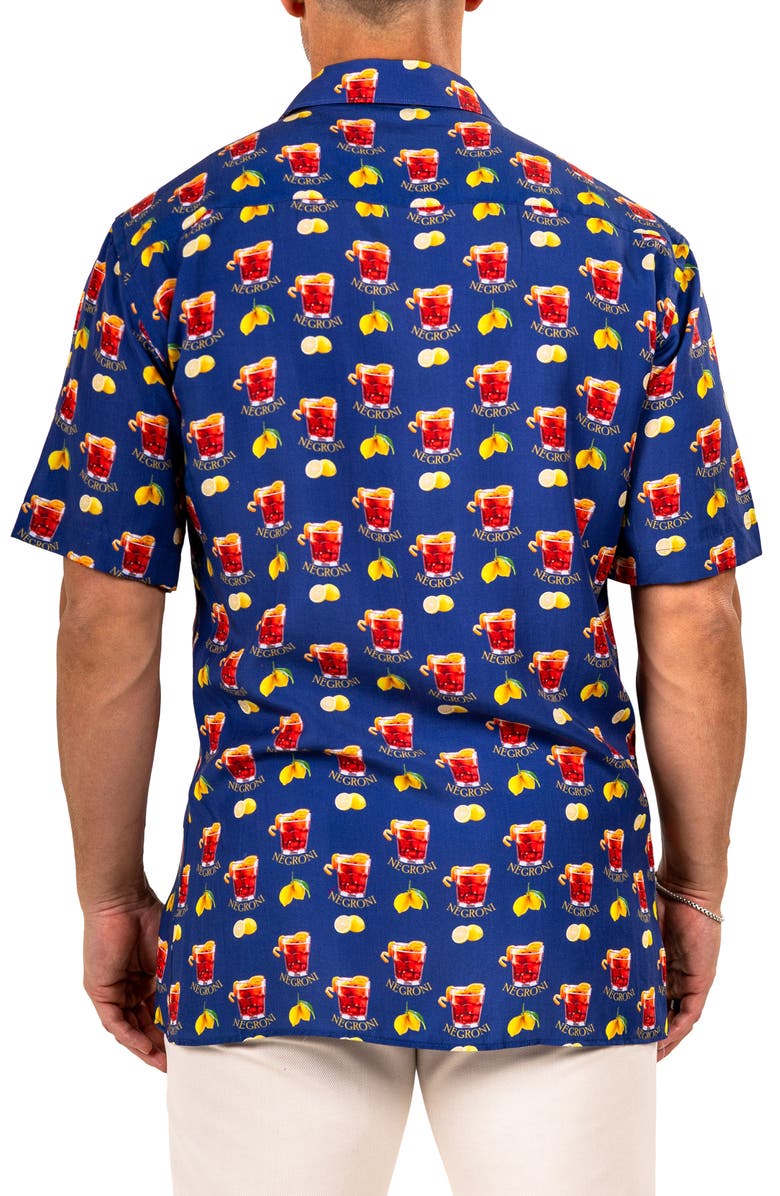 Maceoo Apachi Marthyr0248 Blue Camp Shirt, Alternate, color, 