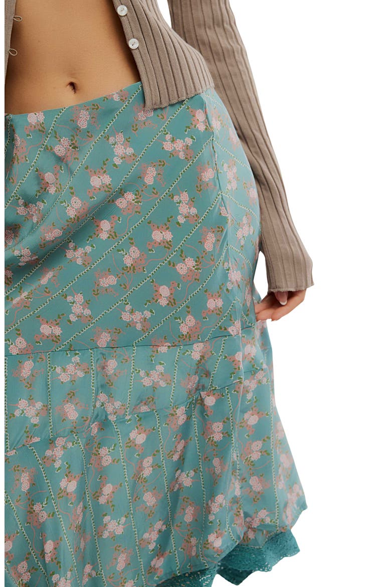 Bali Sweet Escape Asymmetric Hem Skirt, Alternate, color, MINERAL BLUE COMBO