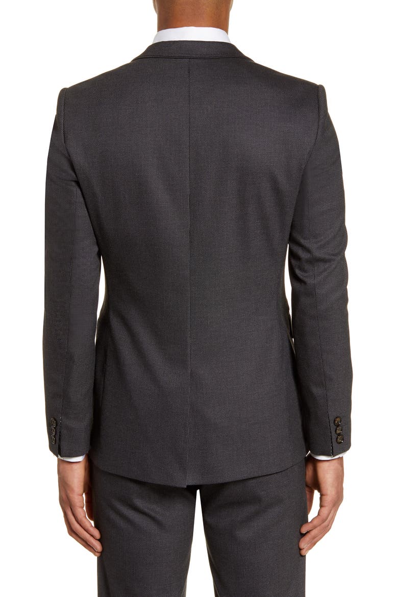 Beezly Textured Sport Coat, Alternate, color, CHARCOAL
