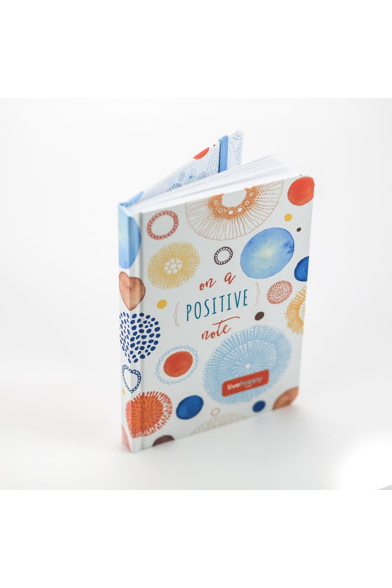 Live Happy Notebook, Alternate, color, Multicolored