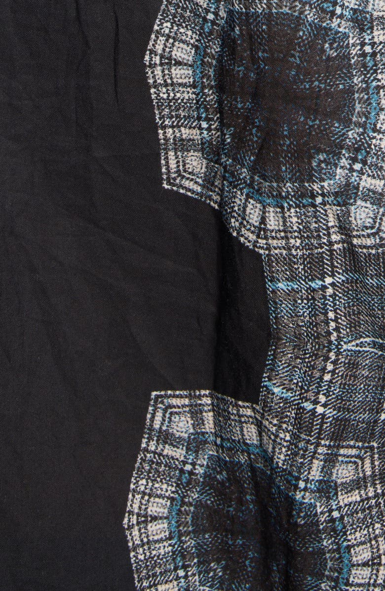 Acne Studios Kaleidoscope Print Short Sleeve Button-Up Shirt, Alternate, color,