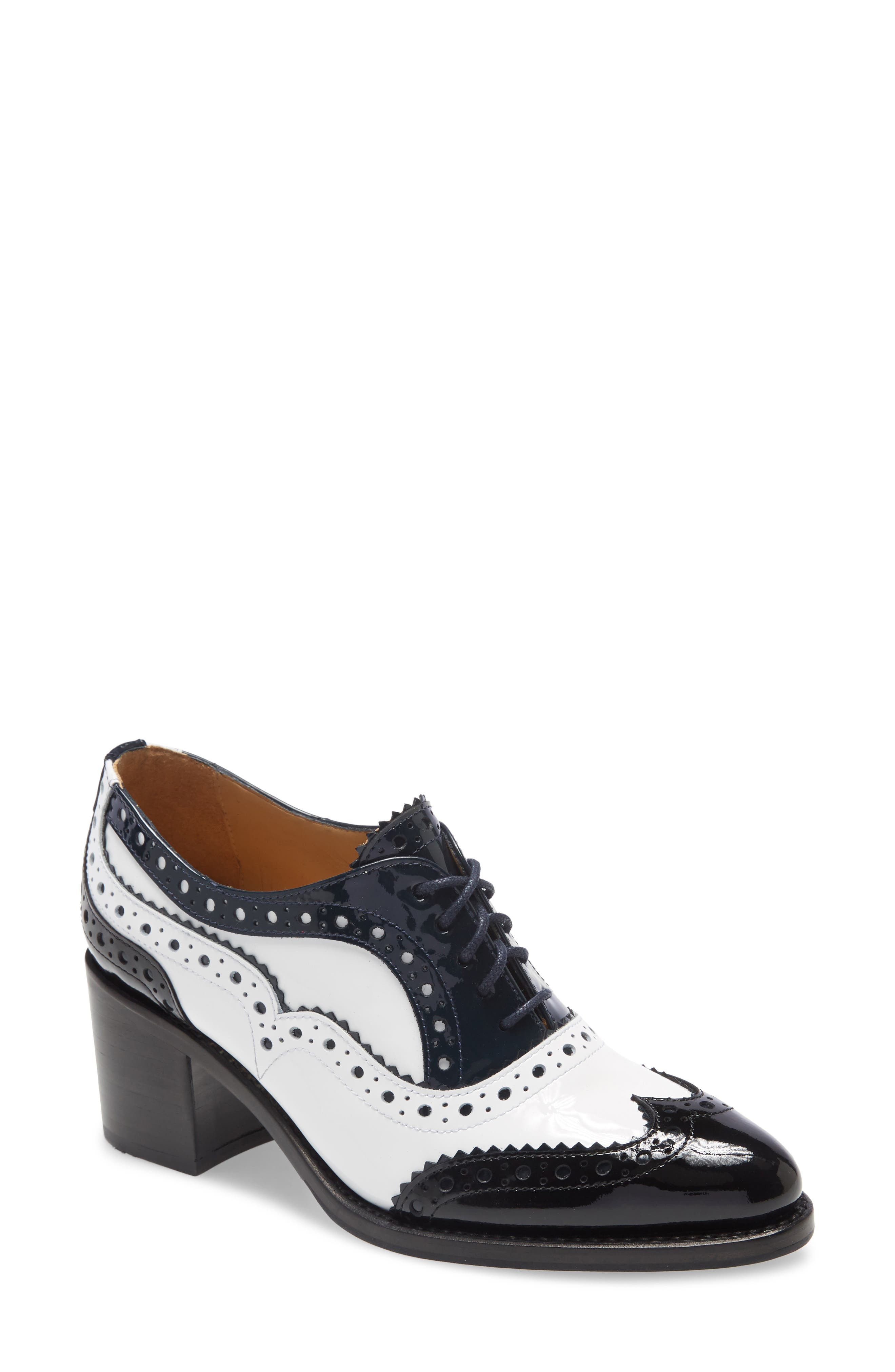 The Office of Angela Scott Mrs. Doubt Block Heel Oxford, Main, color, 