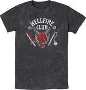 Stranger Things Mens Stranger Things Hellfire Club Costume T Shirt