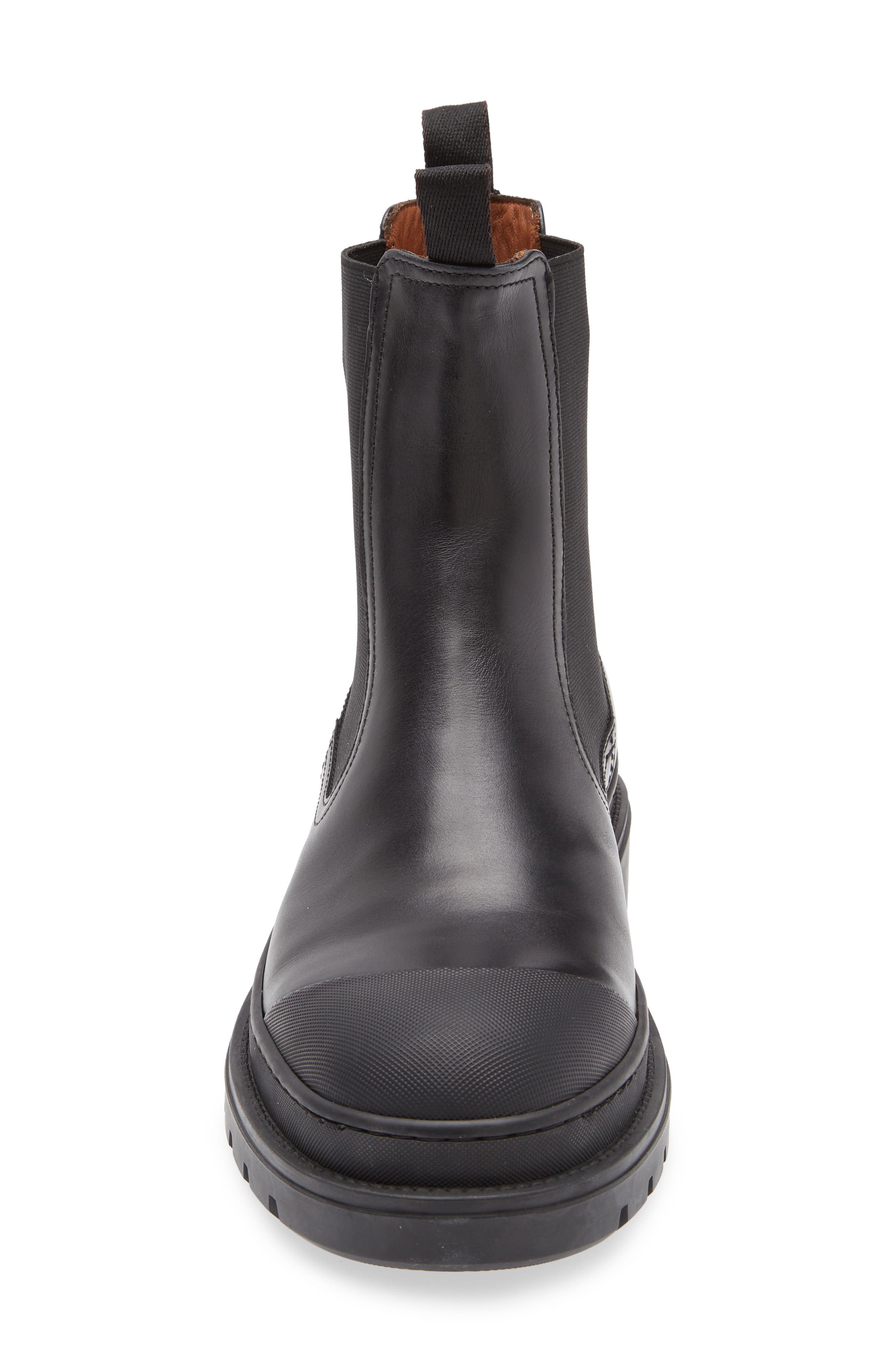 Aquatalia Kent Genuine Shearling Lined Chelsea Boot, Alternate, color, 