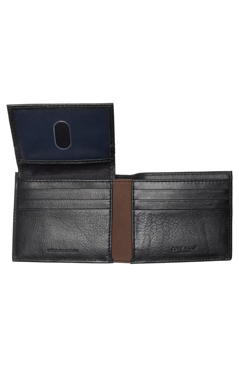 Cole Haan Gina Leather Passcase, Alternate, color, Black
